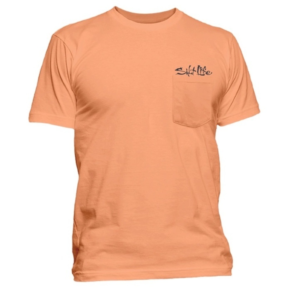 Salt Life orange fishing tshirt